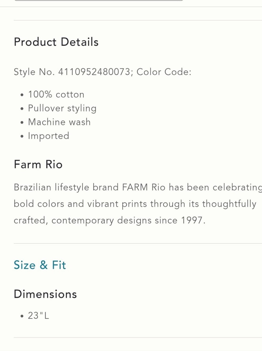 Farm Rio Top - Picture 11 of 11